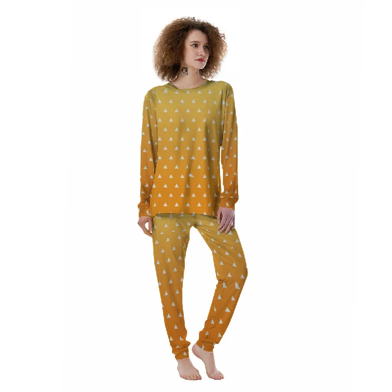 Zenitsu Print Pattern Women's Pajamas