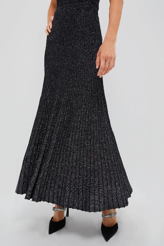 Black Metallic Jesse Skirt