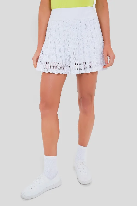 White Cane 15 Inch Williams Tennis Skirt