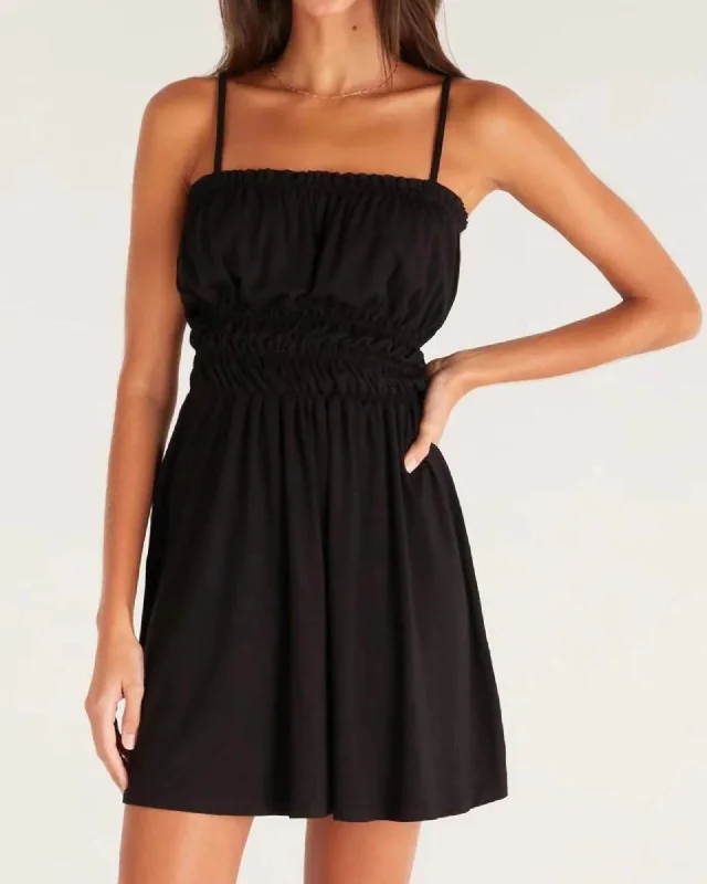 Easy Sunday Dress In Black | Black