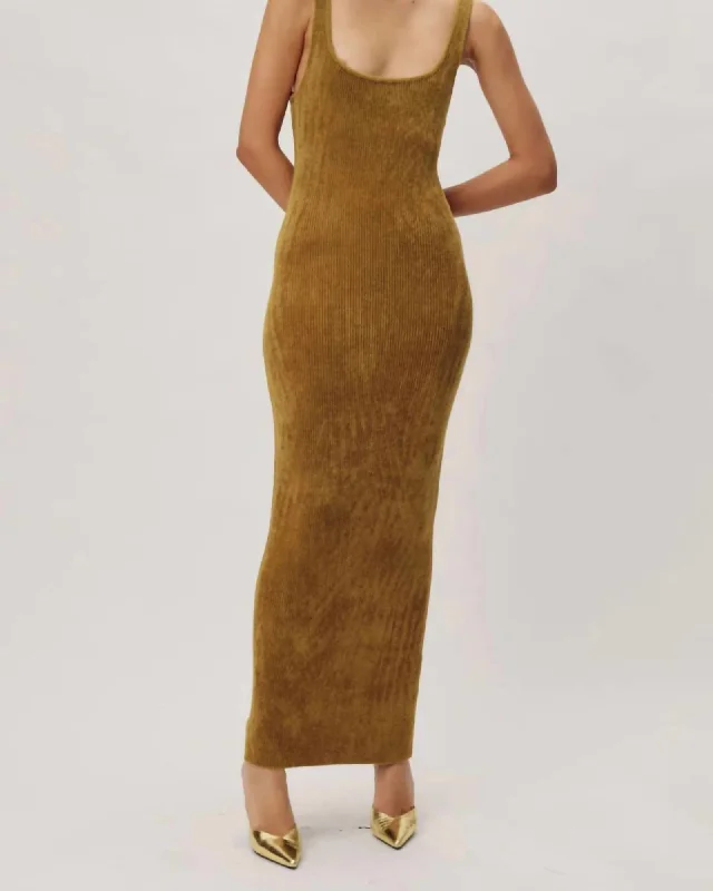 Etia Knit Dress In Moss | Moss