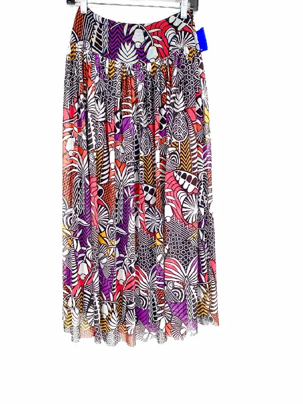 Farm Rio Women's Multi-Color Maxi Tropical Size XS Skirt