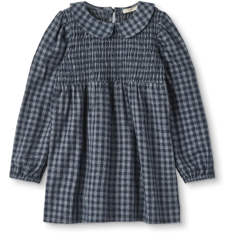 Fliink Navy Coda Check Dress