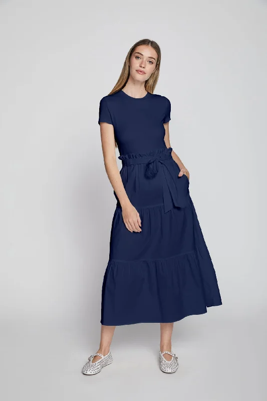 Bailey 44 Frankie Poplin Dress in Deep Sea