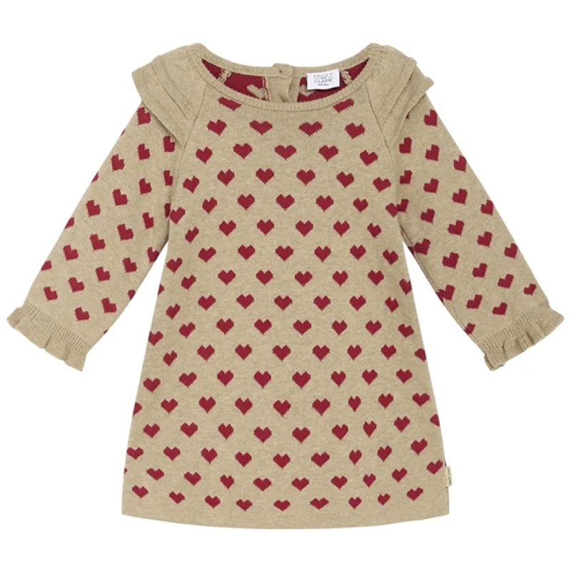 Hust & Claire Baby Biscuit Melange Karinlise Dress