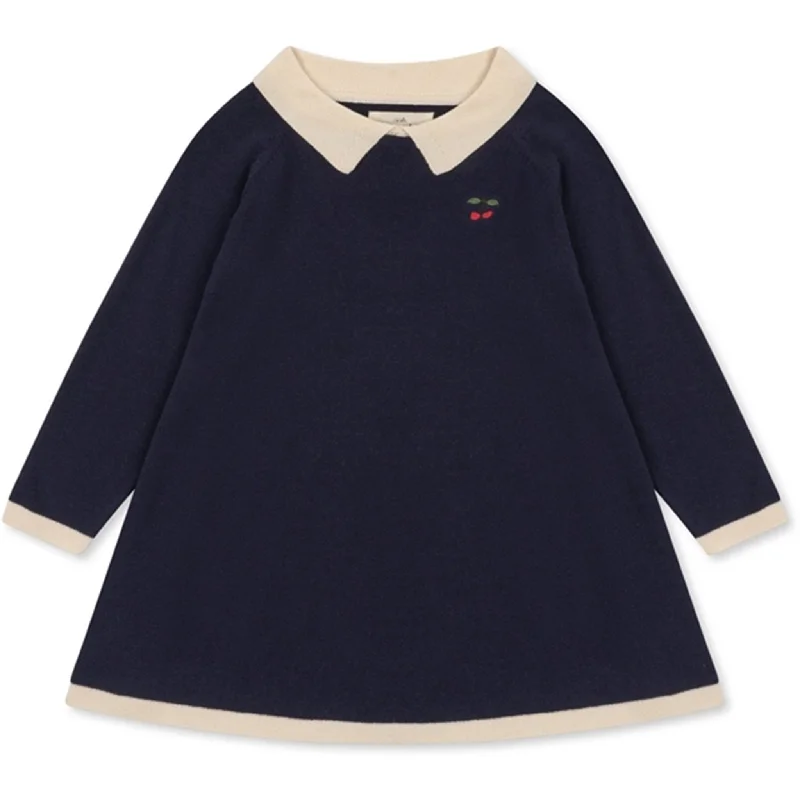 Konges Sløjd Navy Venton Knit Dress