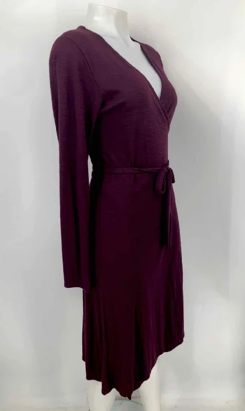 MATRUSHKA CONSTRUCTION Burgundy Wrap Size LARGE  (L) Dress