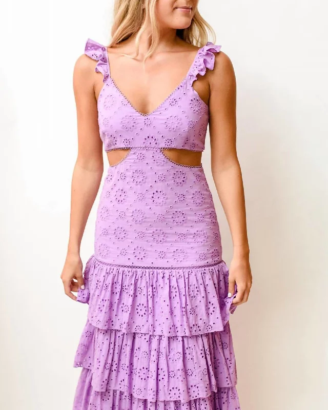 Rosanna Dress In Violet | Violet