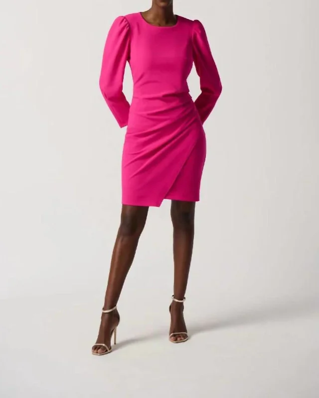 Sheath Dress In Shocking Pink | Shocking Pink