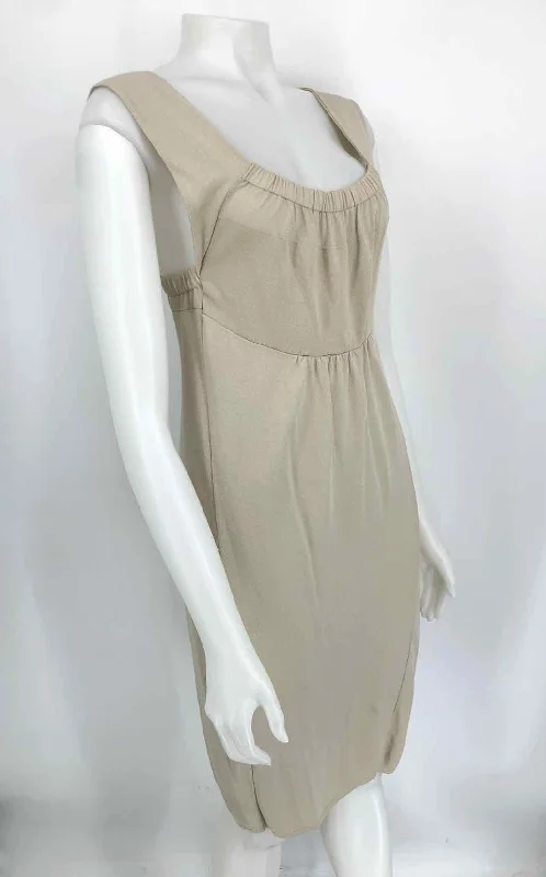 TRANSIT PAR SUCH Beige Knit Sleeveless Size SMALL (S) Dress