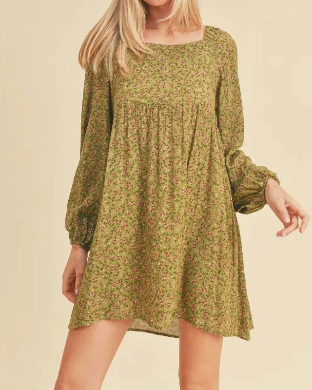 Turn It Around Dress In Green | Green