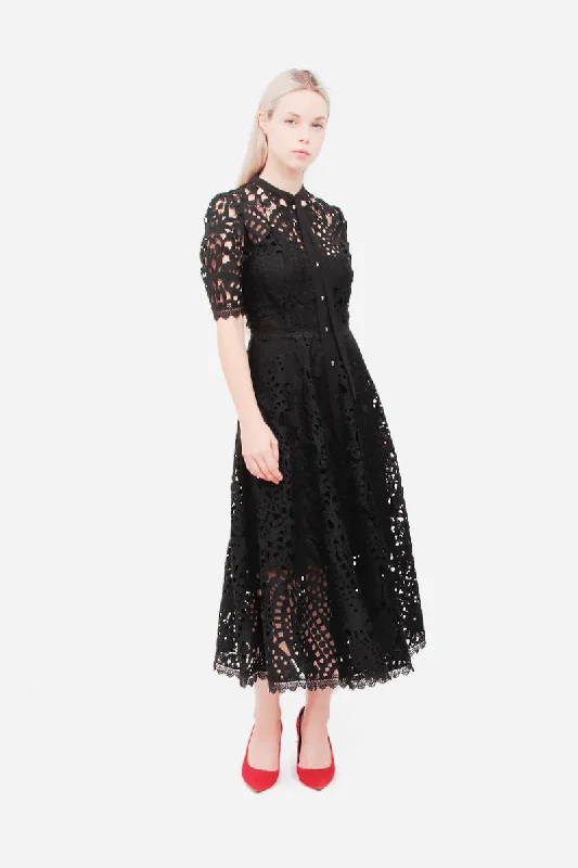 LACE GUIPURE DRESS