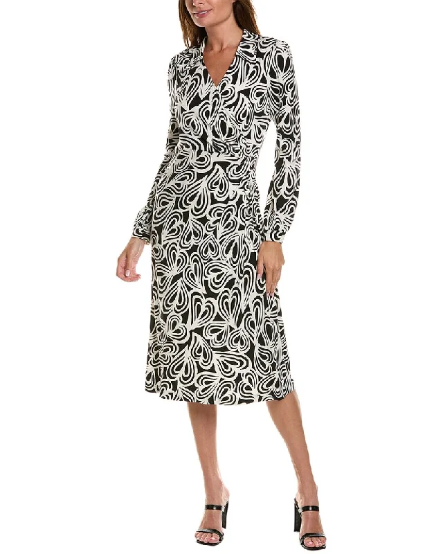 Diane von Furstenberg Bogna Wool-Blend Midi Dress